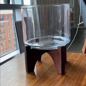 Never Used - Wood terrarium - West Elm.